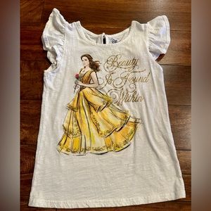 Disney brand Belle shirt. Size large 10/12